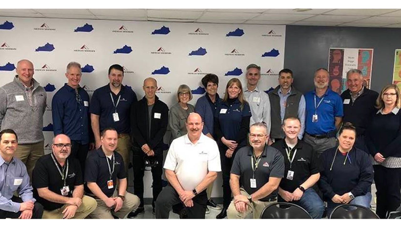 American Woodmark Board of Directors Tours Monticello Plant
