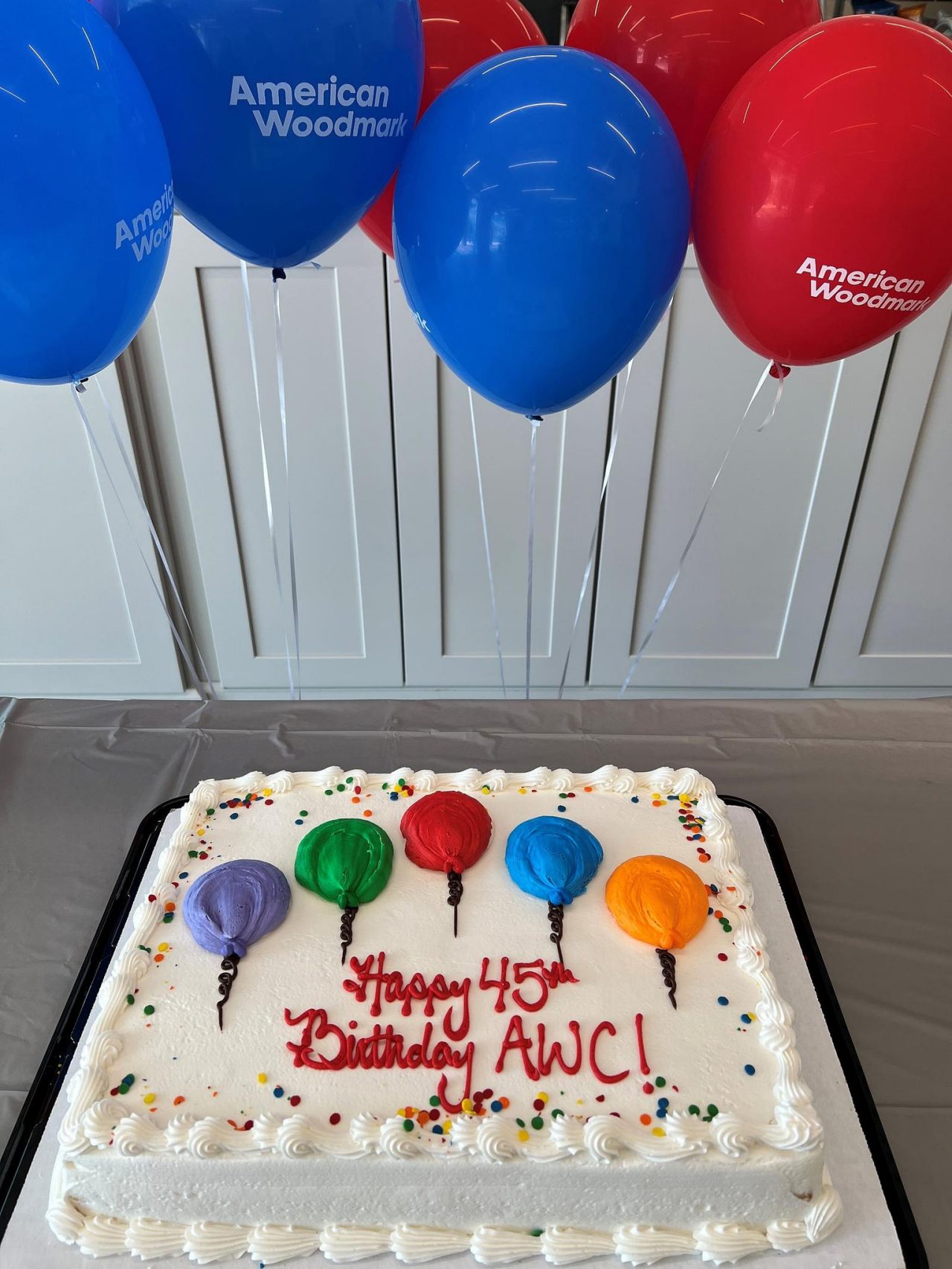corporate 45 year celebration cake