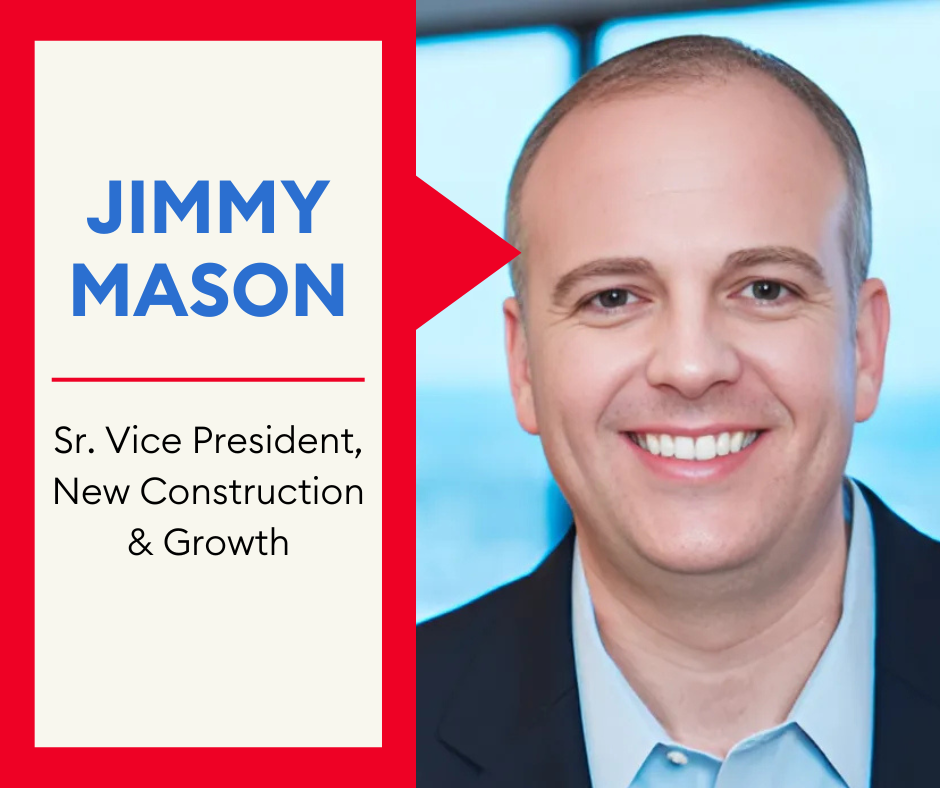 jimmy mason vice president of growth and new construction